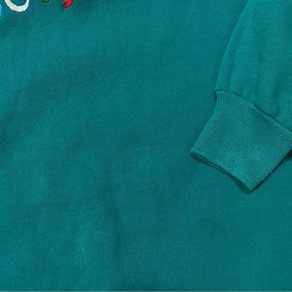 VTG Disney Turquoise Tweety Spell Out Crewneck Sweatshirt Size M/L - Picture 5 of 5